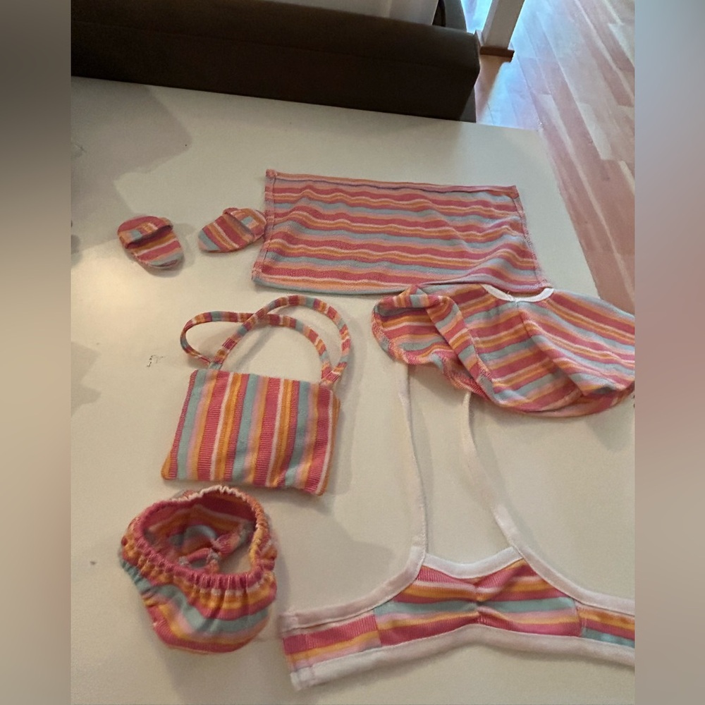 Doll swim suit set